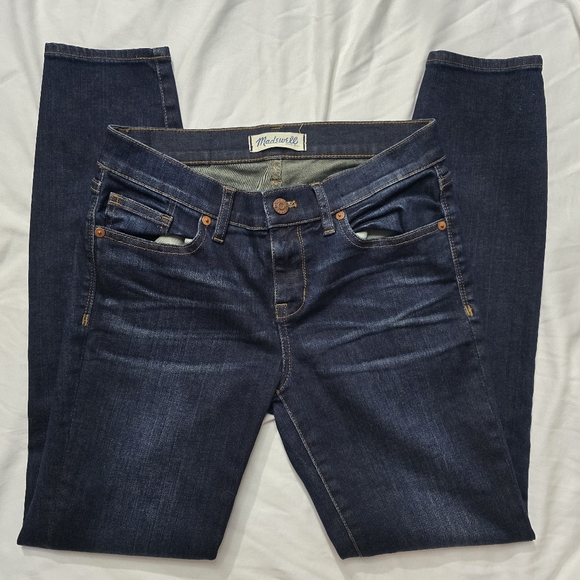 Madewell Skinny Skinny Jeans Dark Wash size 26 - Picture 1 of 8